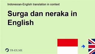 Surga Arti Bahasa Inggrisnya